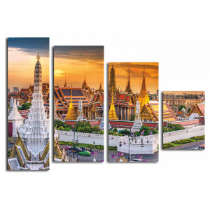 Модульная картина Пхра Бором Maha Ratcha Wang, ДВОРЕЦ в Бангкоке